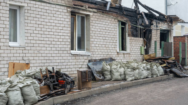 Professional Emergency Fire Cleanup technician working in Flemington, NJ